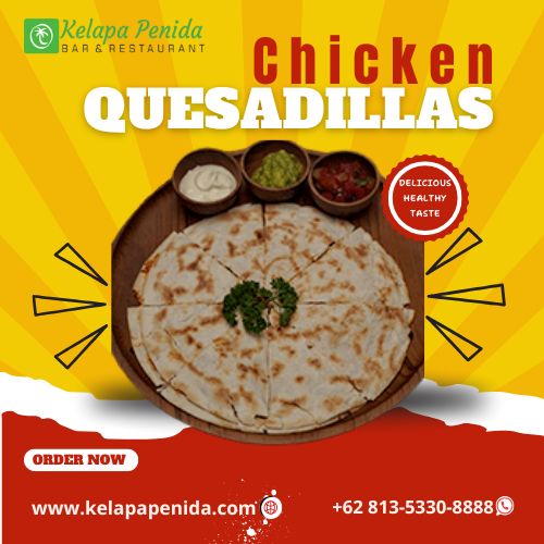 Chicken Quesadillas at Kelapa Penida Bar & Restaurant