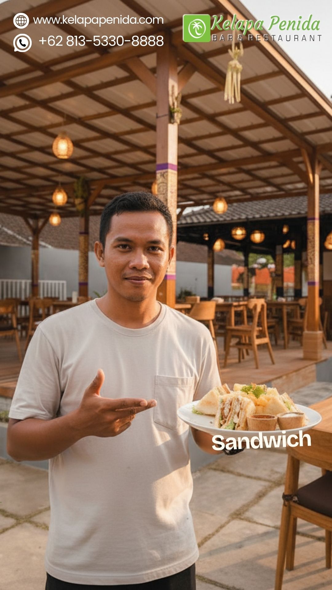 Sandwich At Kelapa Penida Bar and Restaurant