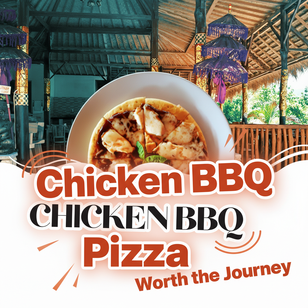 Chicken BBQ Pizza At BTM Penida Bar And Restaurant Nusa Penida