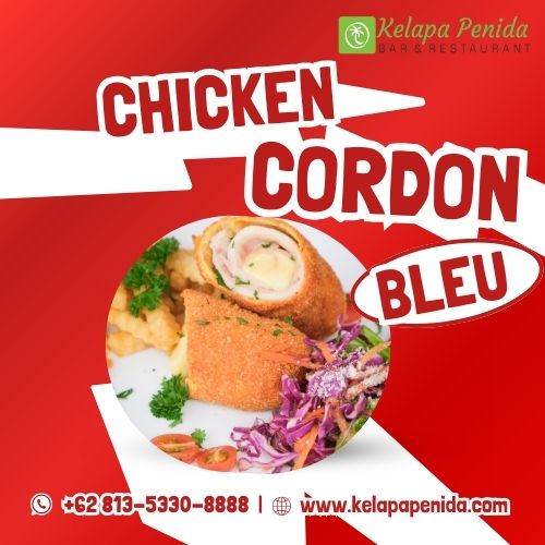 Chicken Cordon Bleu at Nusa Penida Restaurant "Kelapa Penida Bar and Restaurant"