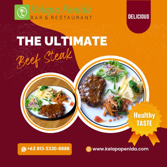 Beef Steak at Kelapa Penida Bar and Restaurant